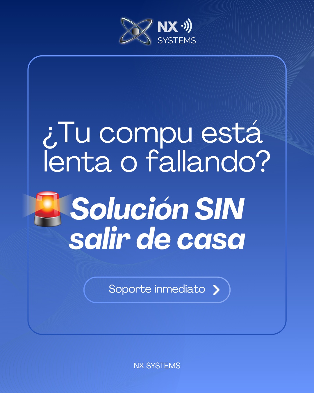 Tu compu esta fallando?